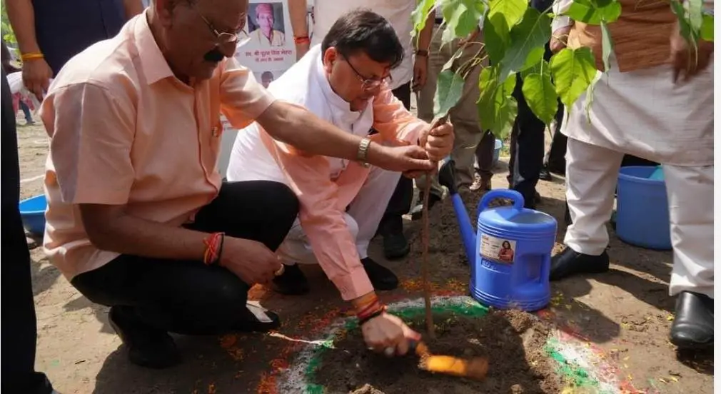 Harela पर्व पर CM ने मालदेवता में शहीदों के नाम Planting किया