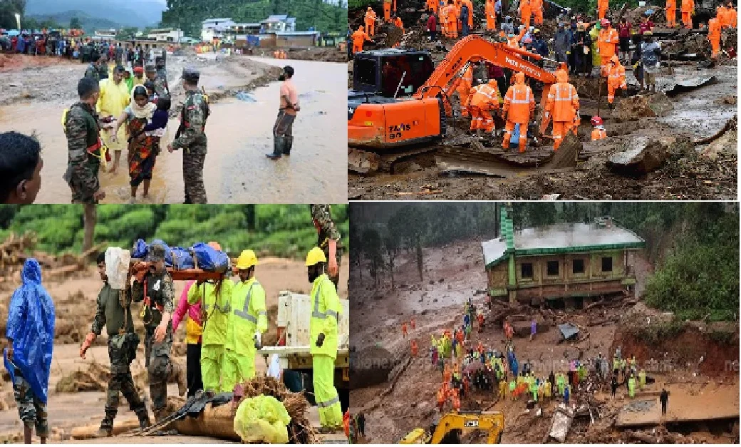 Landslide in Wayanad : भूस्खलन के बाद बचाव अभियान जारी, 138 लोग अब भी लापता