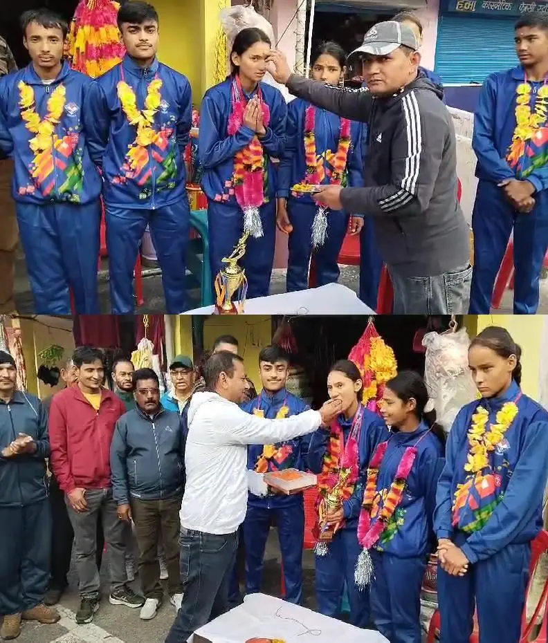 Sports : ग्वालदम की हंसिका गडिया बनी चैंपियन, गृह क्षेत्र पिंडर घाटी पहुंचने पर जगह-जगह हुआ भव्य स्वागत